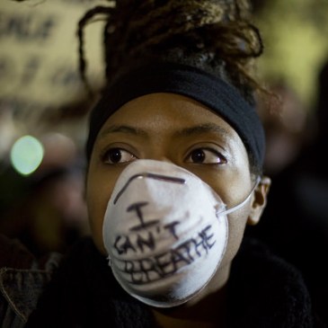 Garner protest: "I can't breathe"