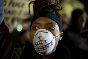 Garner protest: "I can't breathe"