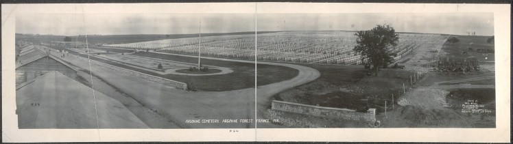 The American Argonne Cemetery in 1919