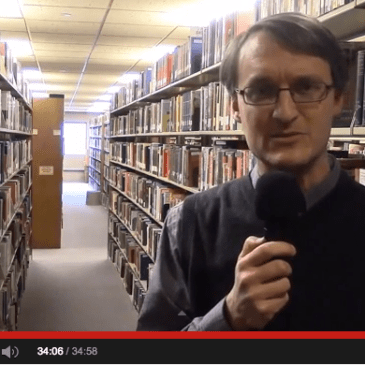 Screen shot from episode 3 of Past & Presence