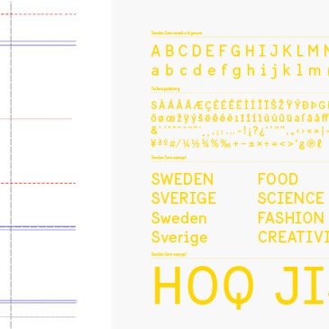 Sweden Sans font chart