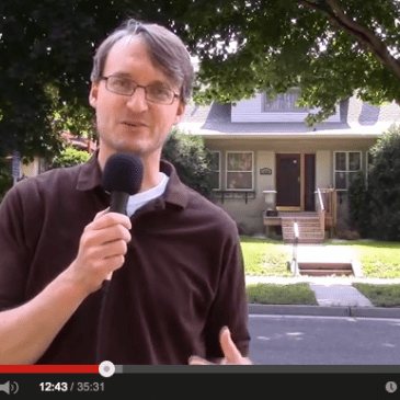 Screen shot from episode 5 of Past & Presence