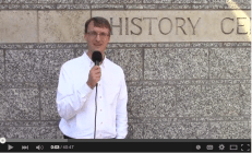 Screen shot from episode six of Past & Presence