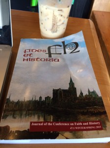 Winter/Spring 2015 issue of Fides et Historia