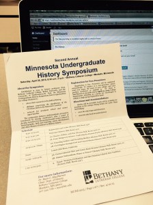 Program for the 2015 Minnesota Undergraduate History Symposium