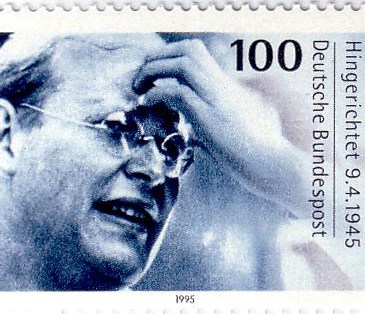 1995 German stamp of Dietrich Bonhoeffer