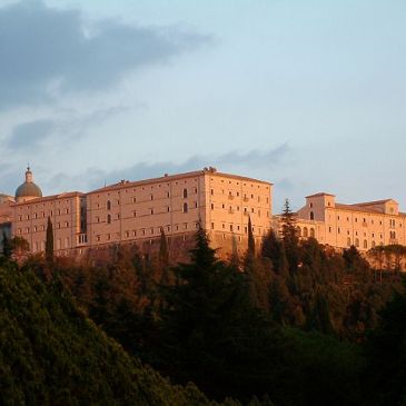 The rebuilt Benedictine monastery at Monte Cassino