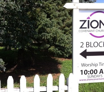 Zion Covenant Church sign