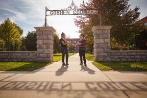 Goshen College gate