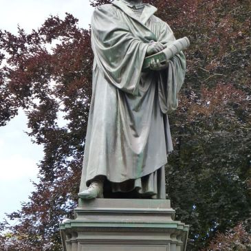 Martin Luther statue in Worms