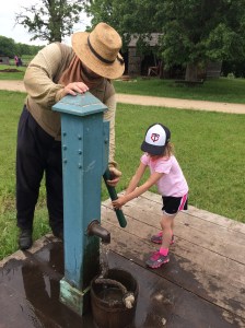 Water pump at the Oliver Kelley Farm