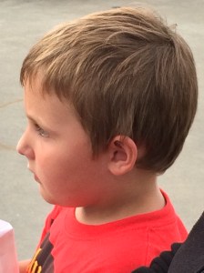 Isaiah watching Paddington