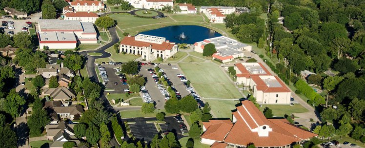 Aerial view of the Oklahoma Wesleyan University campus