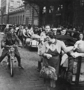 Czech refugees in 1938