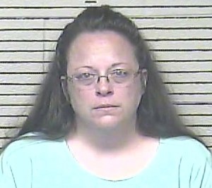 Kim Davis' booking photo
