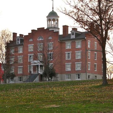 The oldest building at the Gettysburg Seminary, built about thirty years before the famous Civil War battle