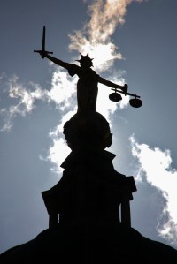 Lady Justice over the Old Bailey