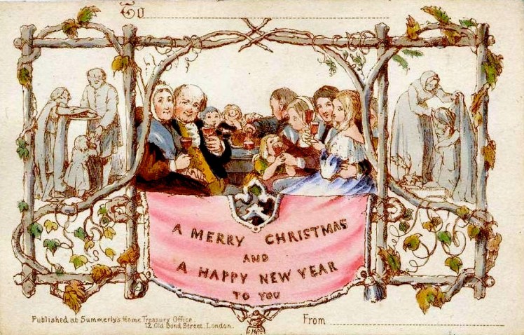 1843 Christmas card