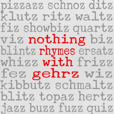 Nothing Rhymes with Gehrz logo