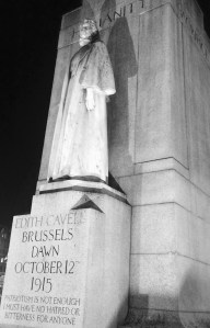 Edith Cavell monument in London