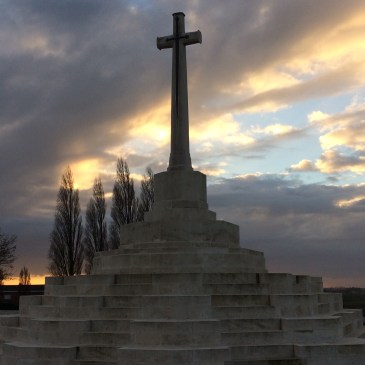 Cross of Sacrifice at Tyne Cot