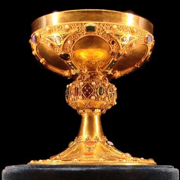 12th century gold chalice