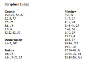 A bit of my attempt at indexing scriptures in The Pietist Option