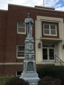 Confederate memorial Floyd, Virginia