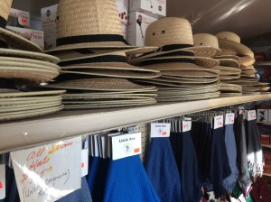 Amish straw hats at another country store near Hazleton