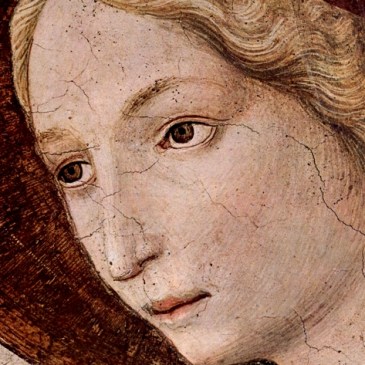 Detail of Fra Angelico, "The Annunciation"