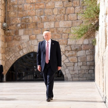 Trump at Western Wall in Jerusalem