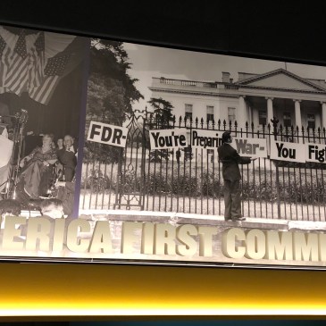 Lindbergh speech as part of America First panel at USHMM exhibit