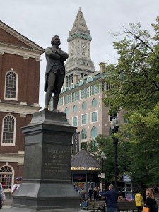 Statue of Samuel Adams in Boston