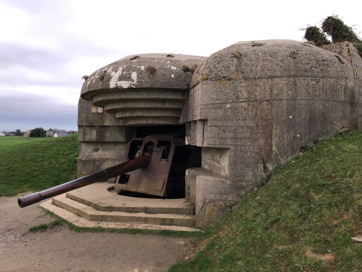 German artillery position at Longues-sur-Mer