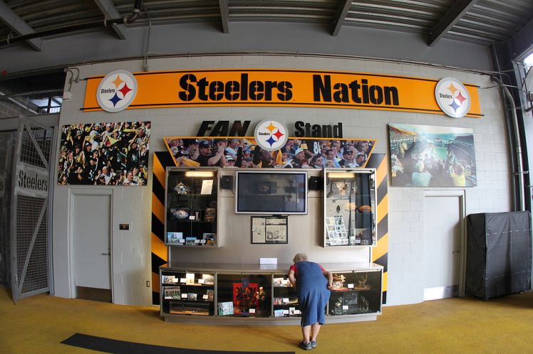 Steeler Nation display at Heinz Field
