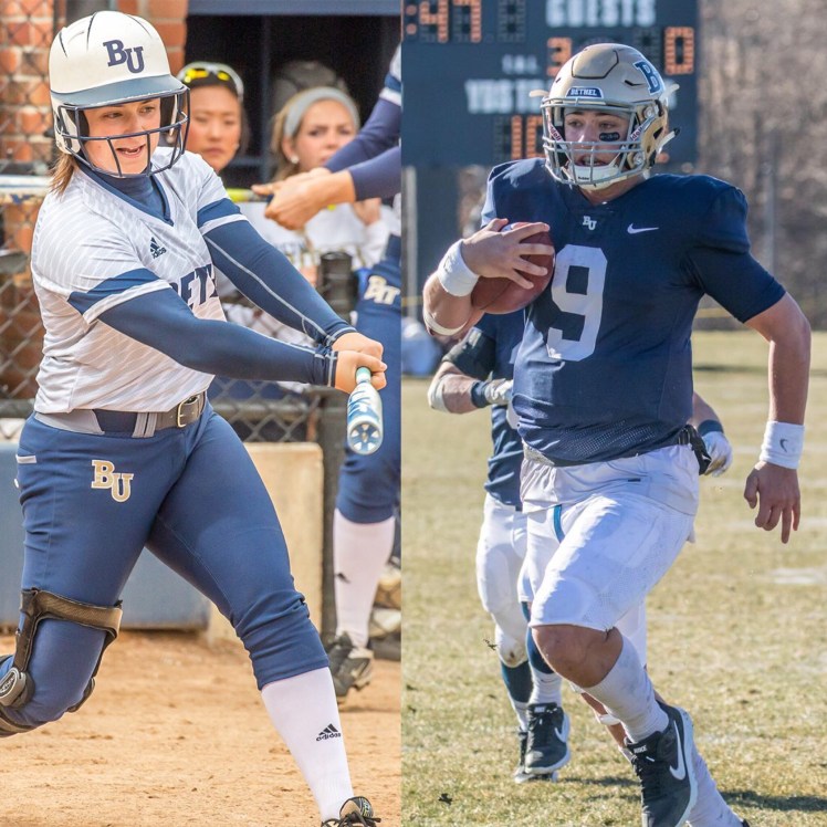 Jana Roste playing softball, Jaran Roste playing football