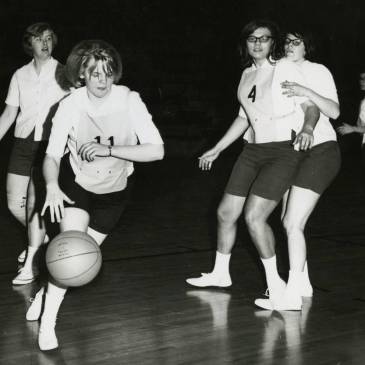 Women's basketball at Bethel in the mid-1960s
