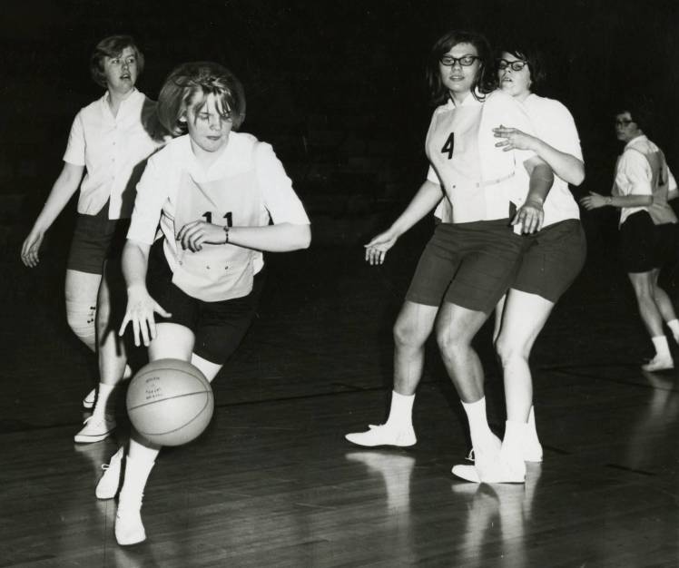 Women's basketball at Bethel in the mid-1960s