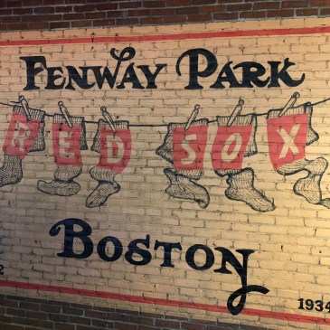 1934 painting on the wall of Fenway