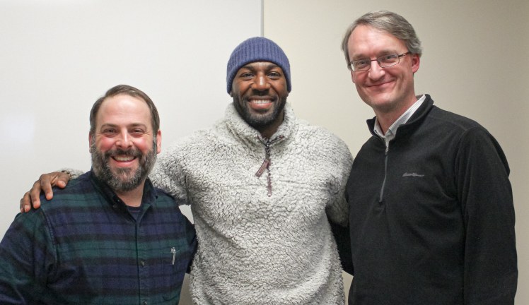 Chris Moore, Greg Jennings, and Chris Gehrz