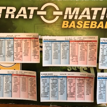 Strat-o-Matic Baseball box with player cards