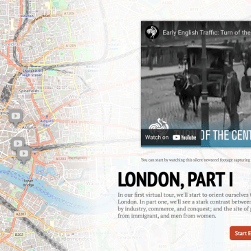 The title page for my first "virtual tour" in my summer WWI course